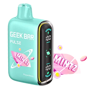 Got it! Here's a simple caption alteration for the **GeekBar Pulse Peppermint B-Pop**: "Refresh your vape with the cool, crisp taste of GeekBar Pulse Peppermint B-Pop – the perfect mix of mint and fizz in every puff!"