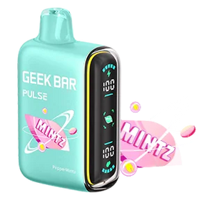 "Refresh your vape with the cool, crisp taste of GeekBar Pulse Peppermint B-Pop – the perfect mix of mint and fizz in every puff!